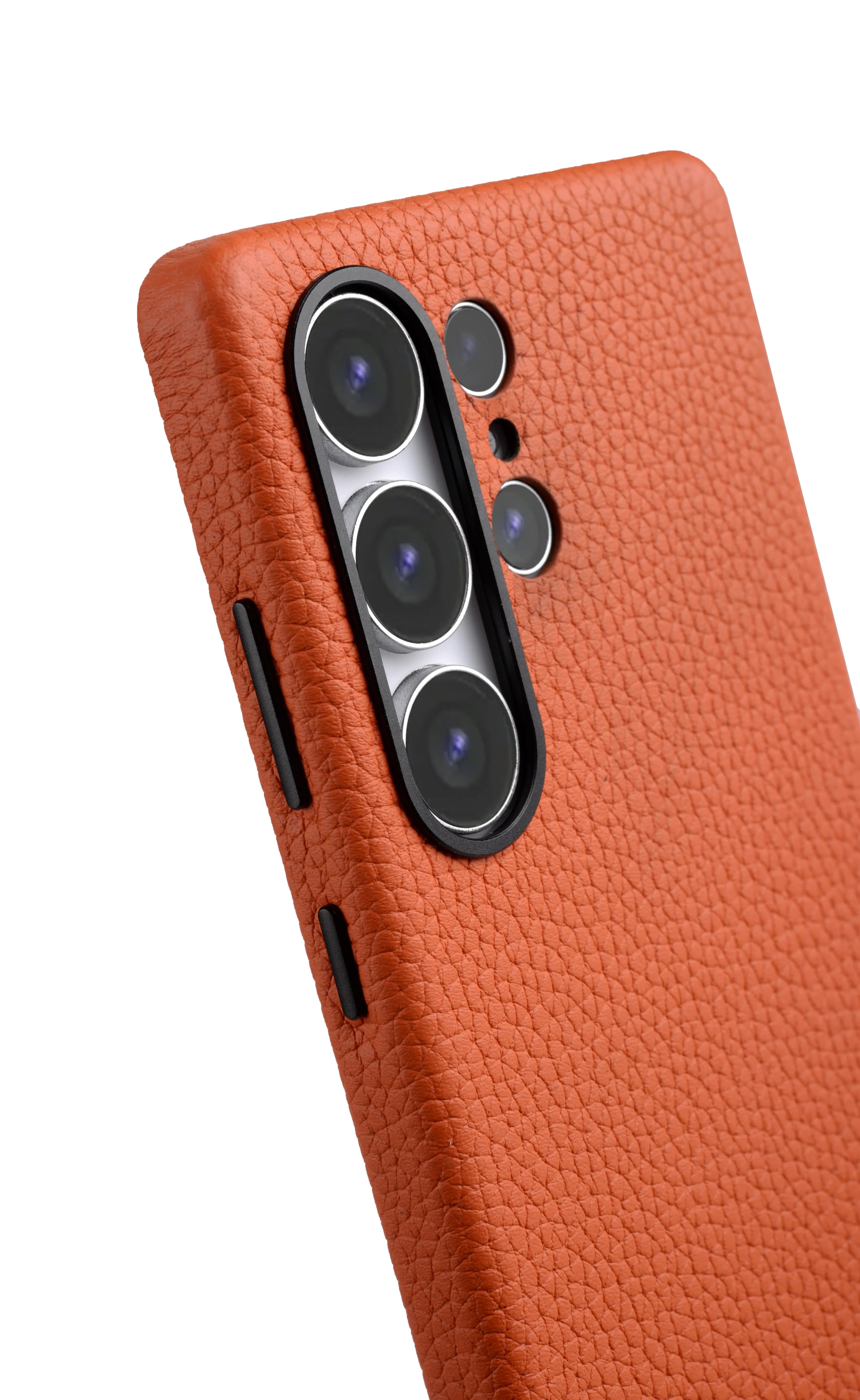 Melkco Samsung S25 Ultra Premium Leather Magsafe Cover - Orange - Tashqila Melkco Samsung S25 Ultra Premium Leather Magsafe Cover - Orange - Tashqila